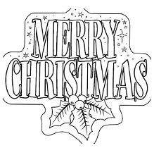 Merry Christmas Coloring Pages Free