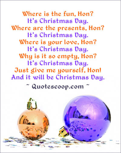 Motivational Merry Christmas Poems