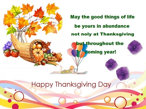 Thanksgiving Greeting Message